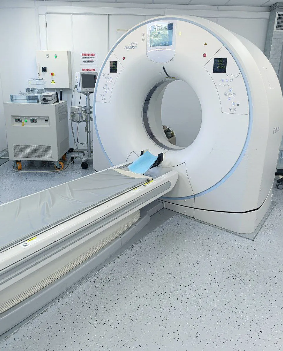 Возобновил работу компьютерный томограф.  